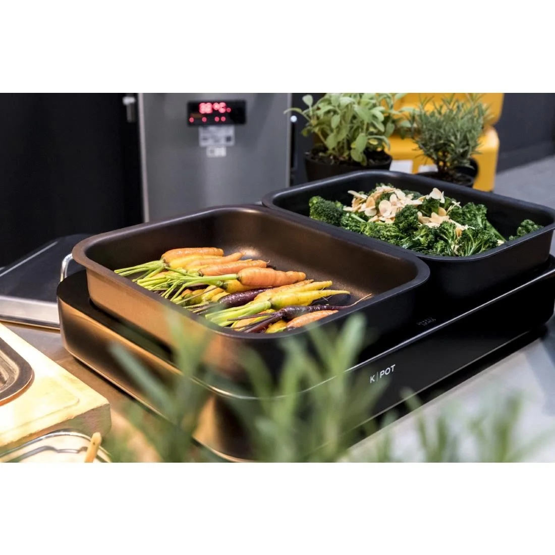 Rieber K-Pot Glass Ceramic Hob 1/1GN Black CK-2200 - Image 4