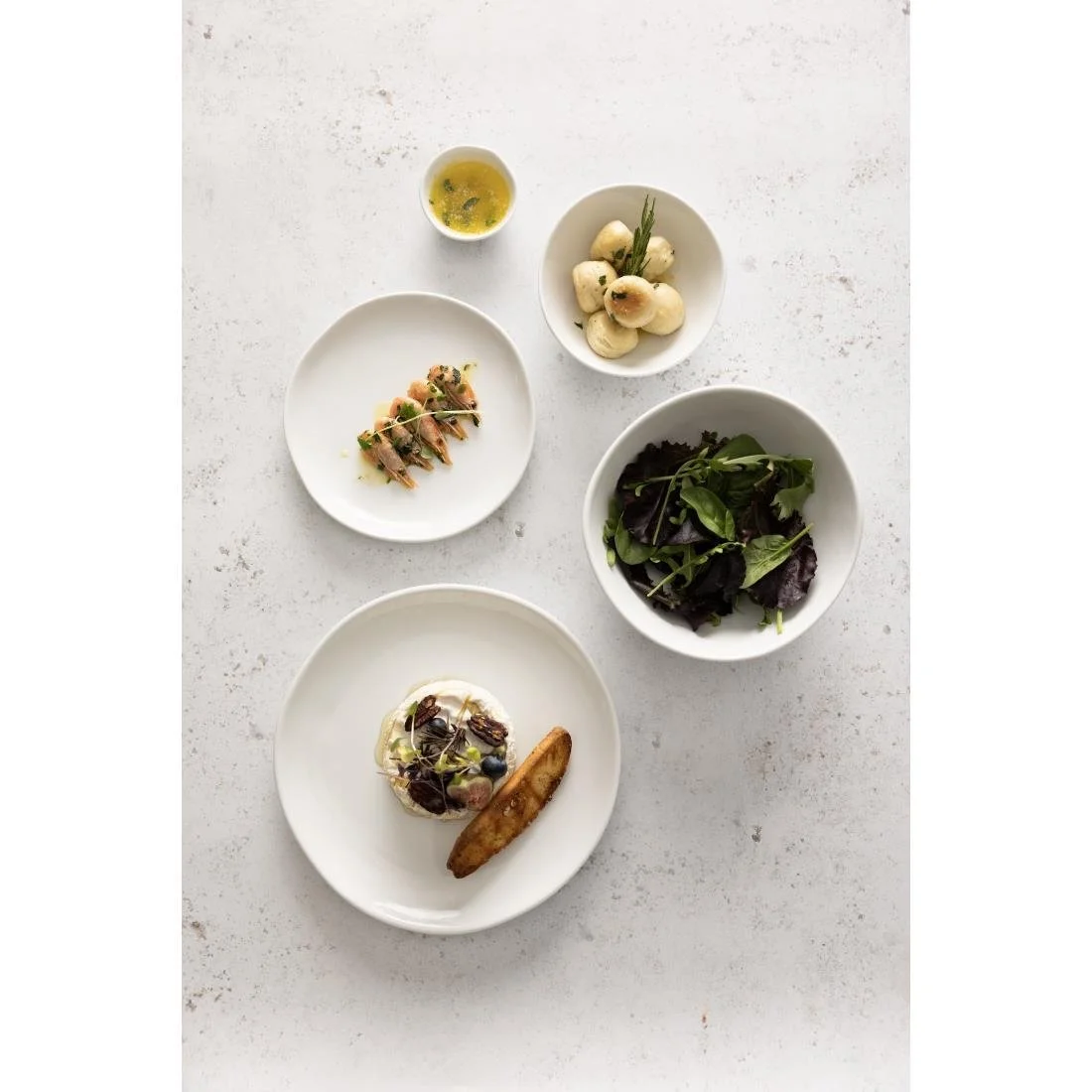 Olympia Chia Plates White 200mm (6 Pack) - Image 3