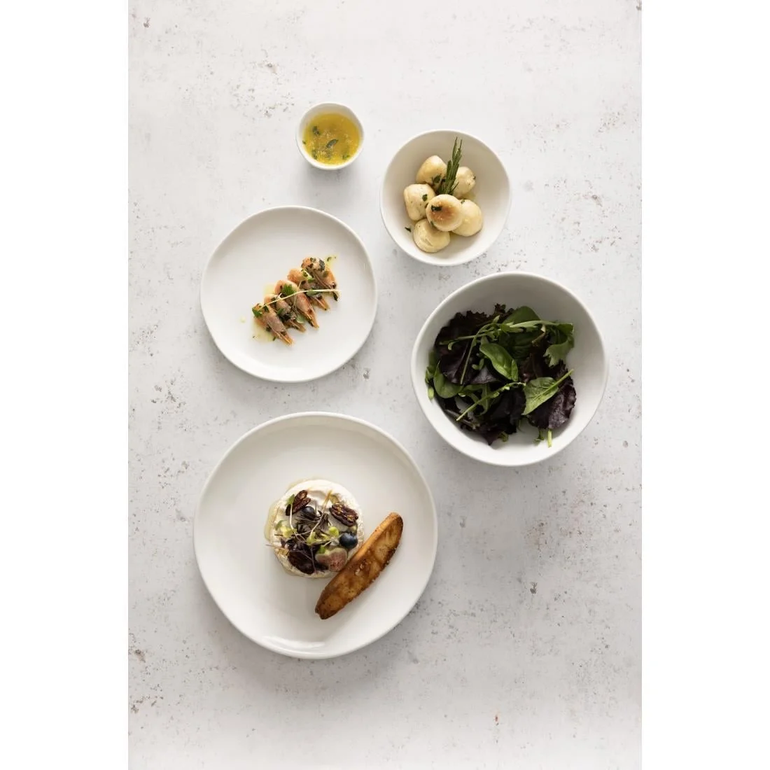 Olympia Chia Plates White 200mm (6 Pack) - Image 3