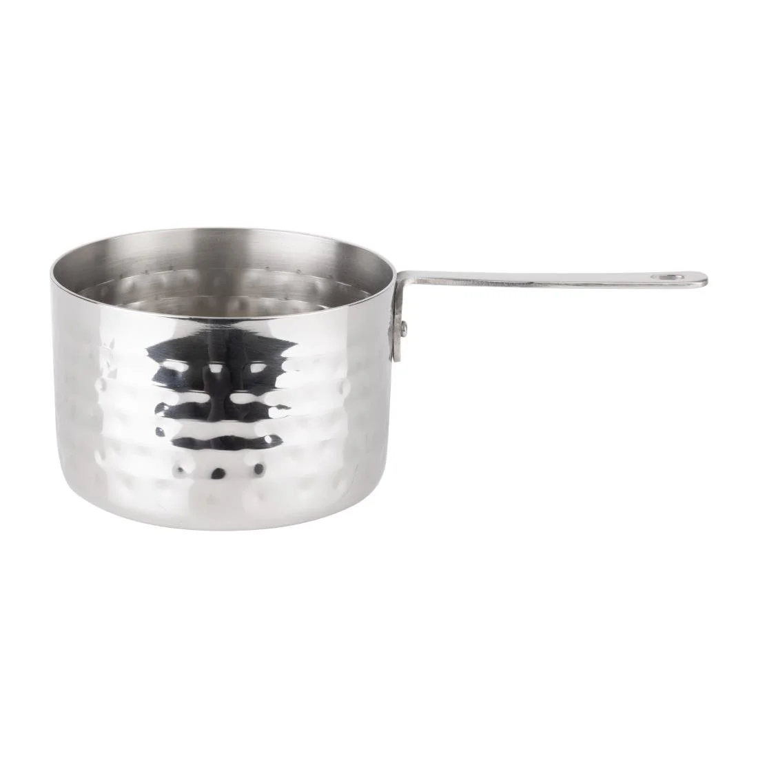 Olympia Table Presentation Mini Saucepan Hammered 90mm - Image 2