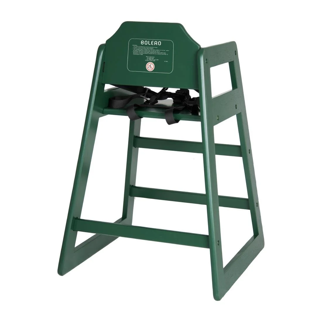 Bolero Wooden Highchair Forest Green - Image 3