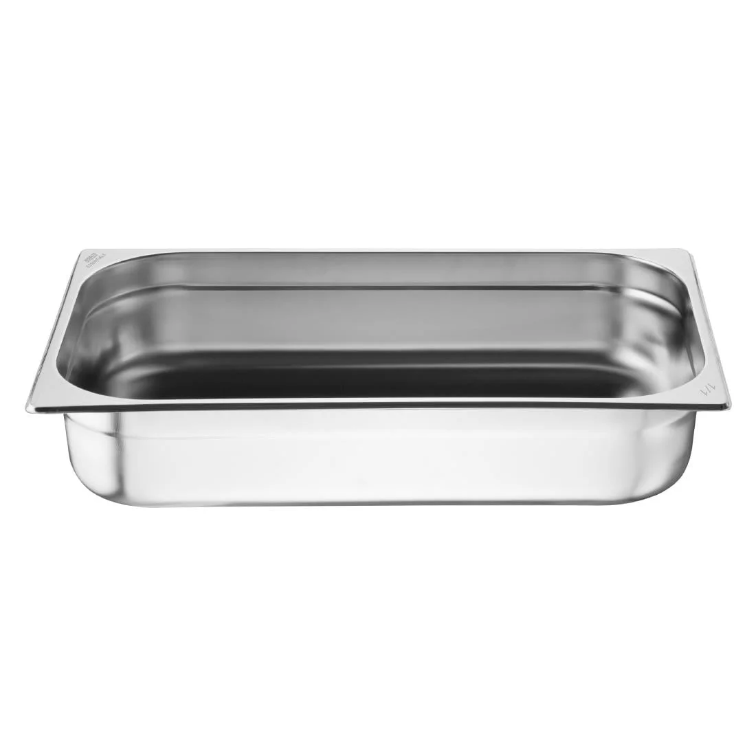 Nisbets Essentials Stainless Steel Gastronorm Tray 1/1 100mm ( 3 Pack) - Image 2