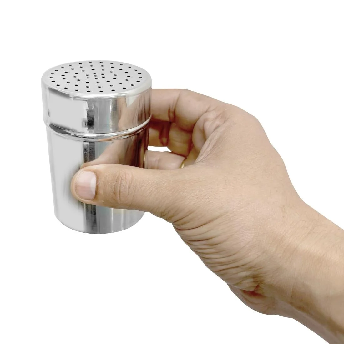 Nisbets Essentials 8oz Dredger with 1.5mm Holes - Image 4