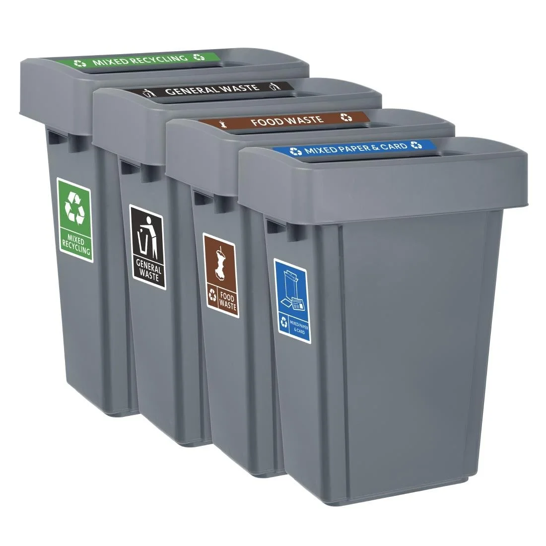 Jantex Slim Bin Label - Mixed Paper & Card - Image 3