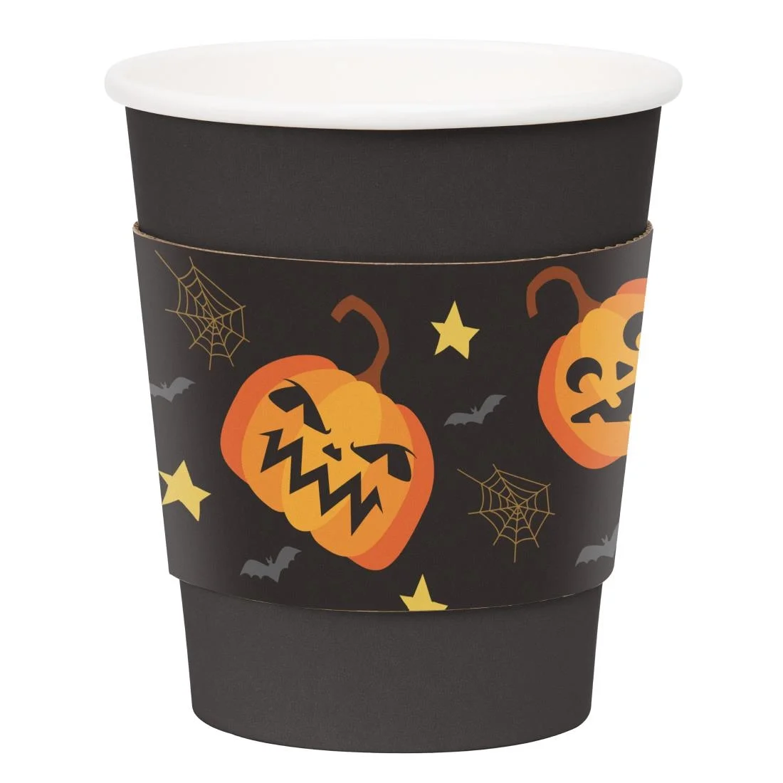 Fiesta Recyclable Halloween Cups Sleeves for 8oz Hot Cups (100 Pack) - Image 3