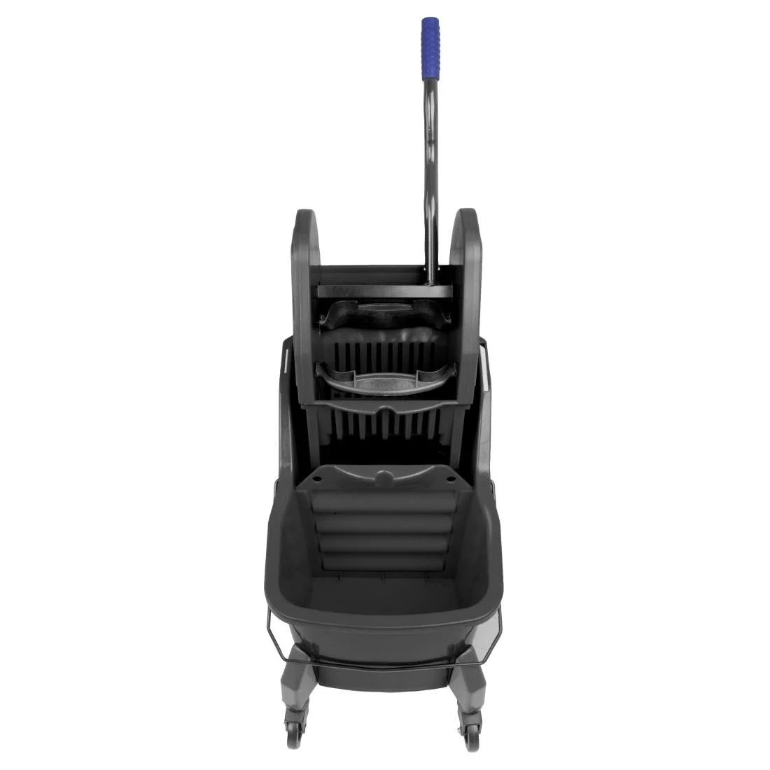 Jantex Two-Compartment Mop Bucket and Wringer Blue 30Ltr - Image 5