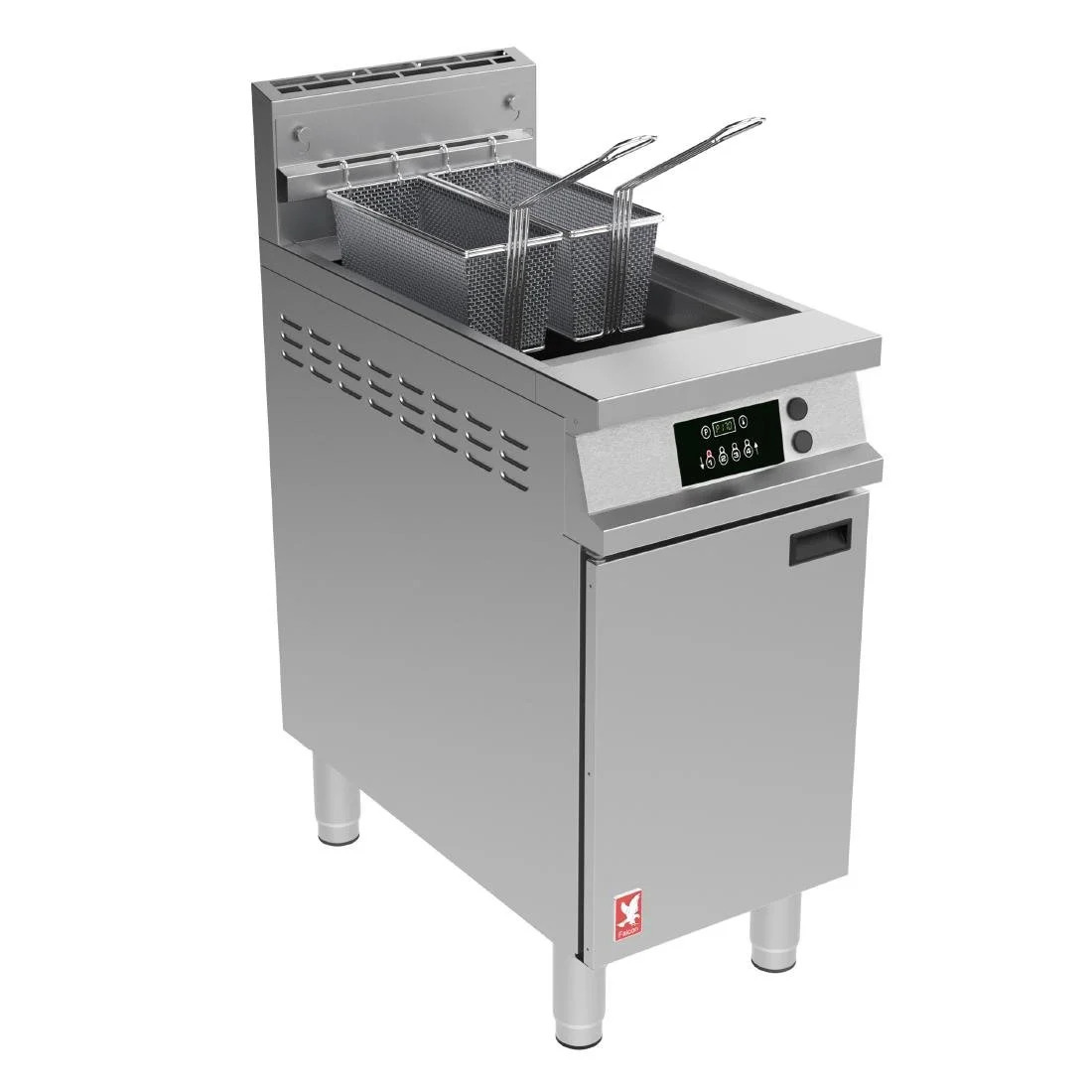 Falcon Dominator Plus Free Standing Programmable Natural Gas Angel Fryer G3840XP