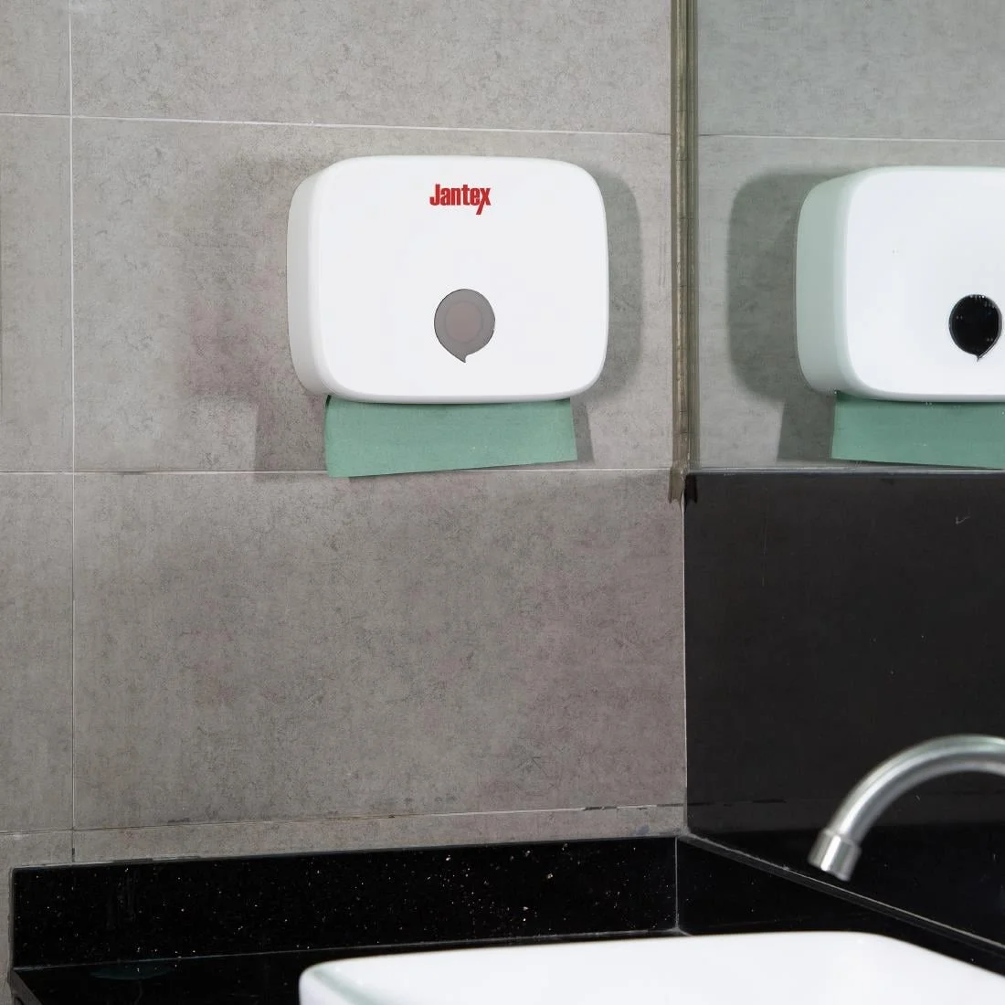 Jantex Hand Towel Dispenser Slim White - Image 7