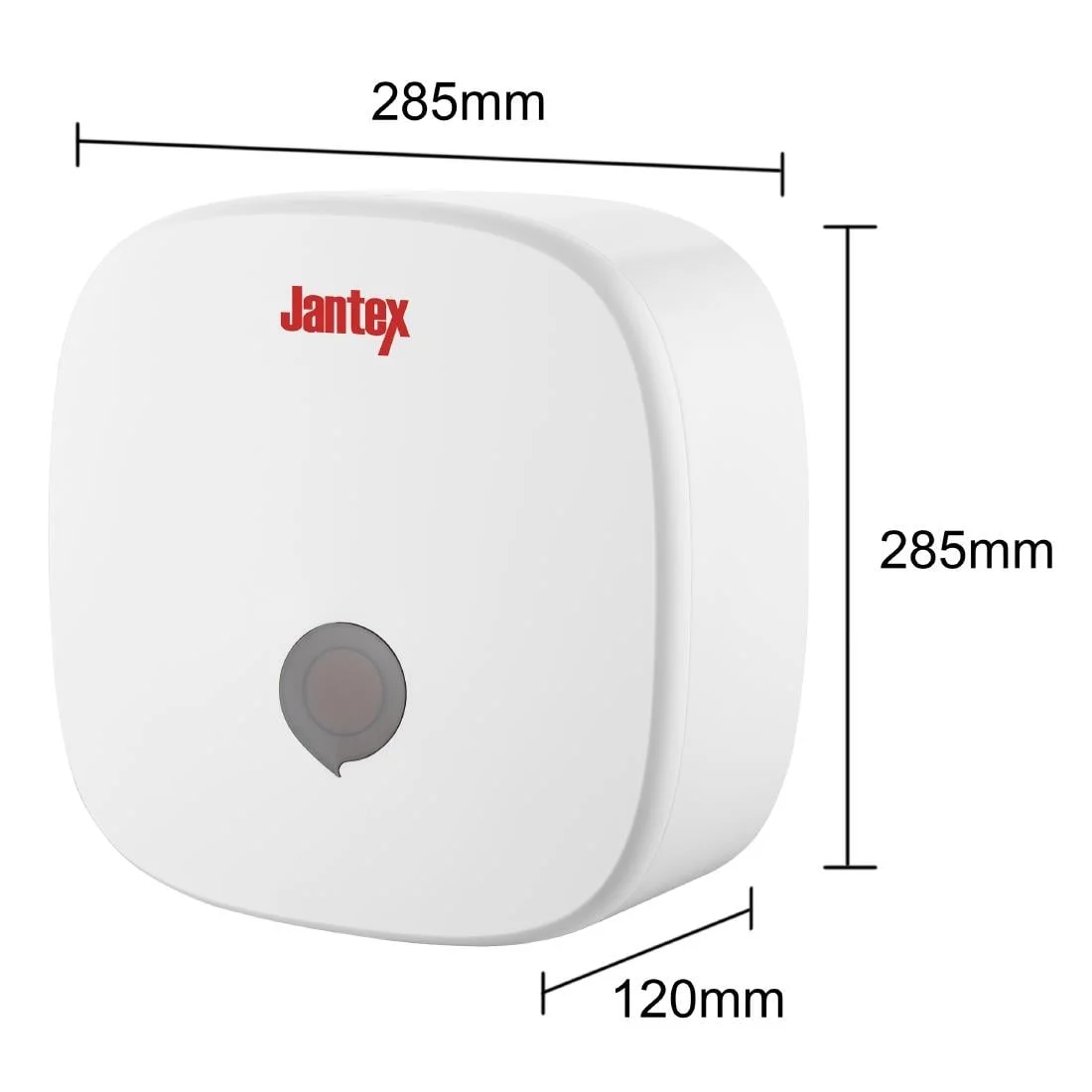 Jantex Jumbo Roll Dispenser White - Image 8