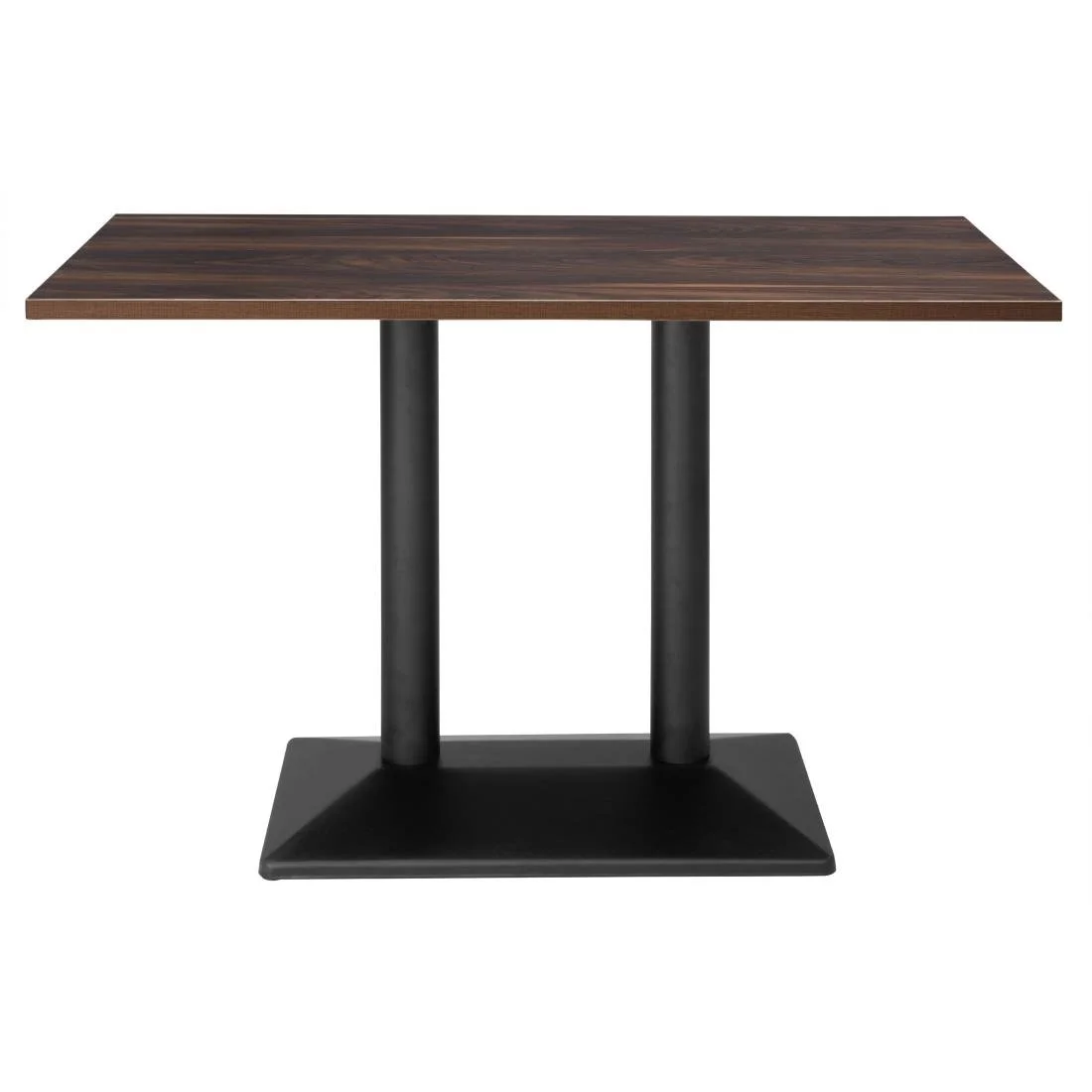 Bolero Indoor Dining Table Dark Wood 1200mm