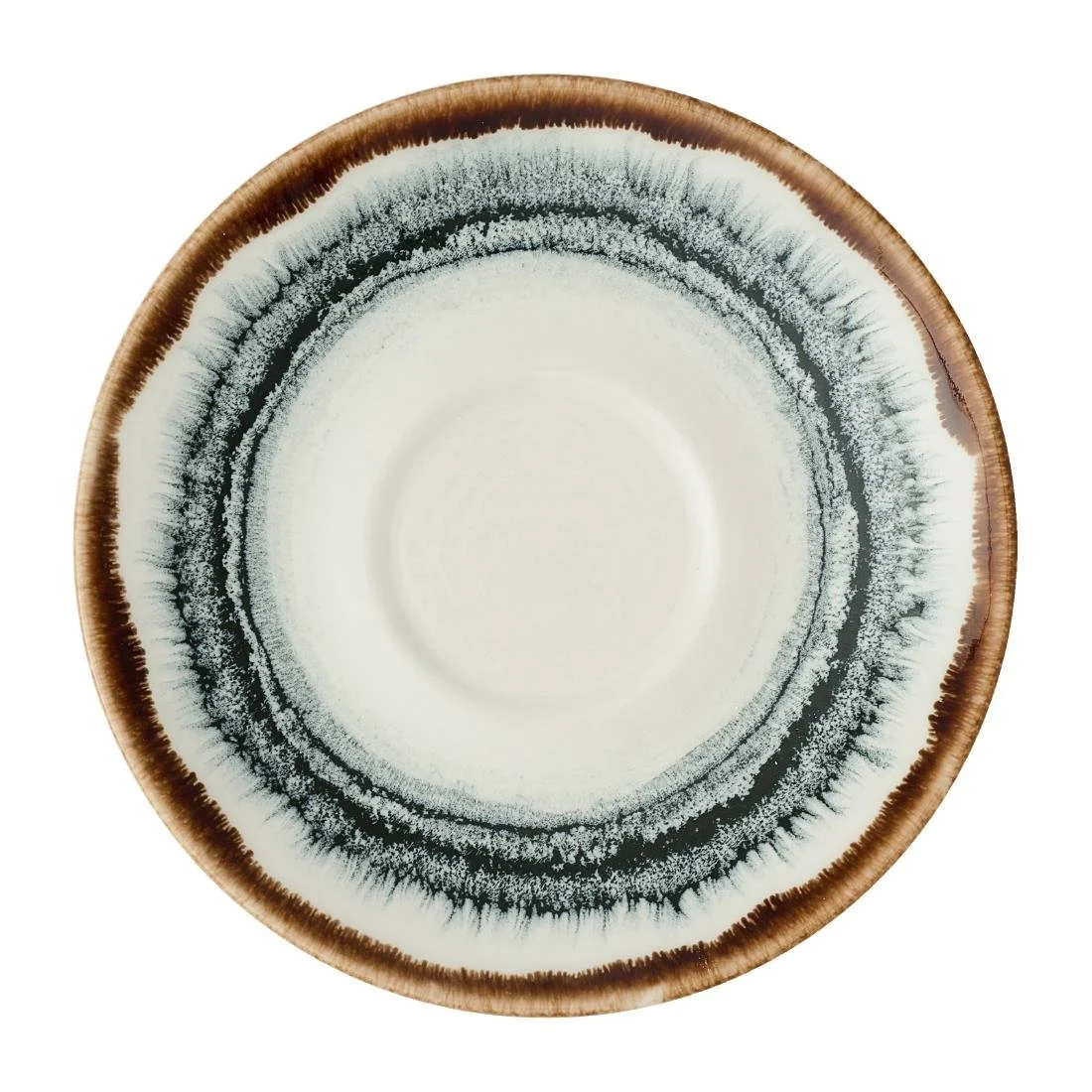 Dudson Harvest Flare Natural Cafe Espresso Saucers 118mm (12 Pack)