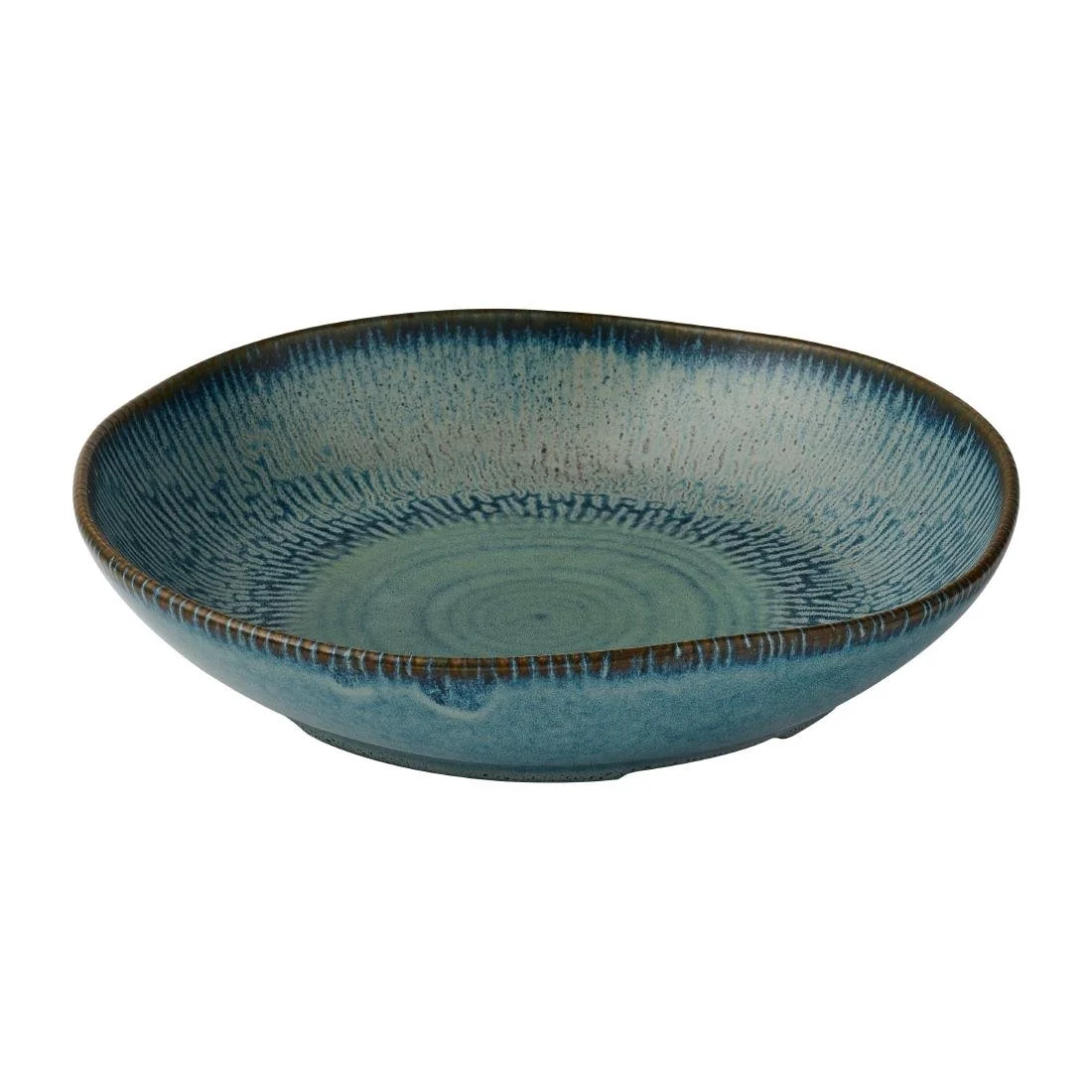Churchill Envisage Cascade Sapphire Blue Natural Deep Bowls 250mm (6 Pack)