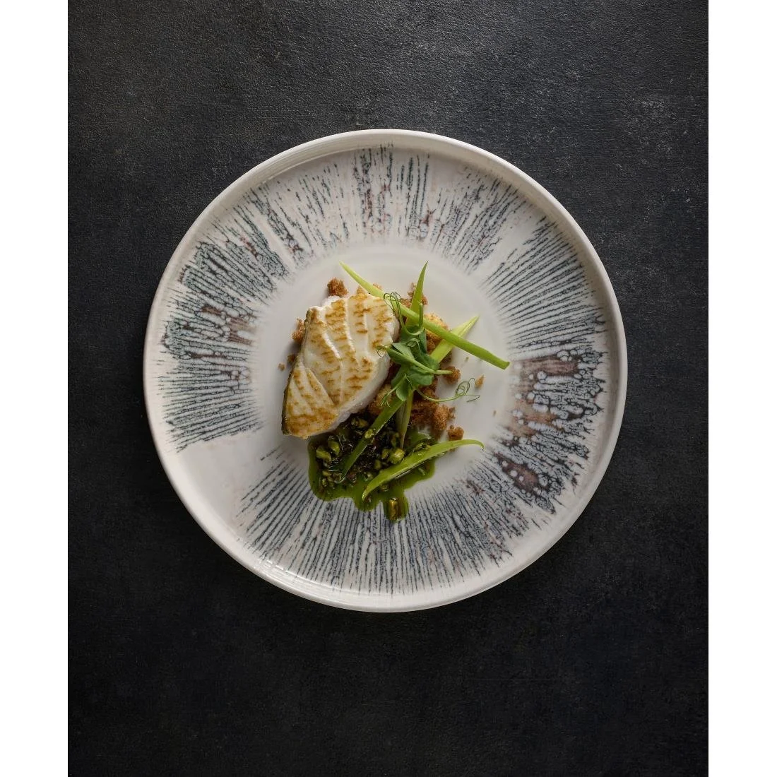 Churchill Lyra Pink Walled Plates 260mm (6 Pack) - Image 2