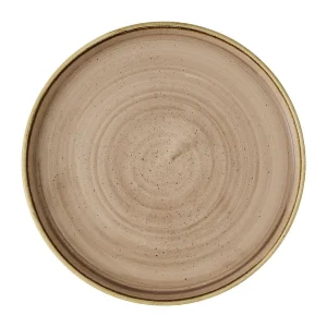 Churchill Stonecast Truffle Walled Plates 210mm (6 Pack)