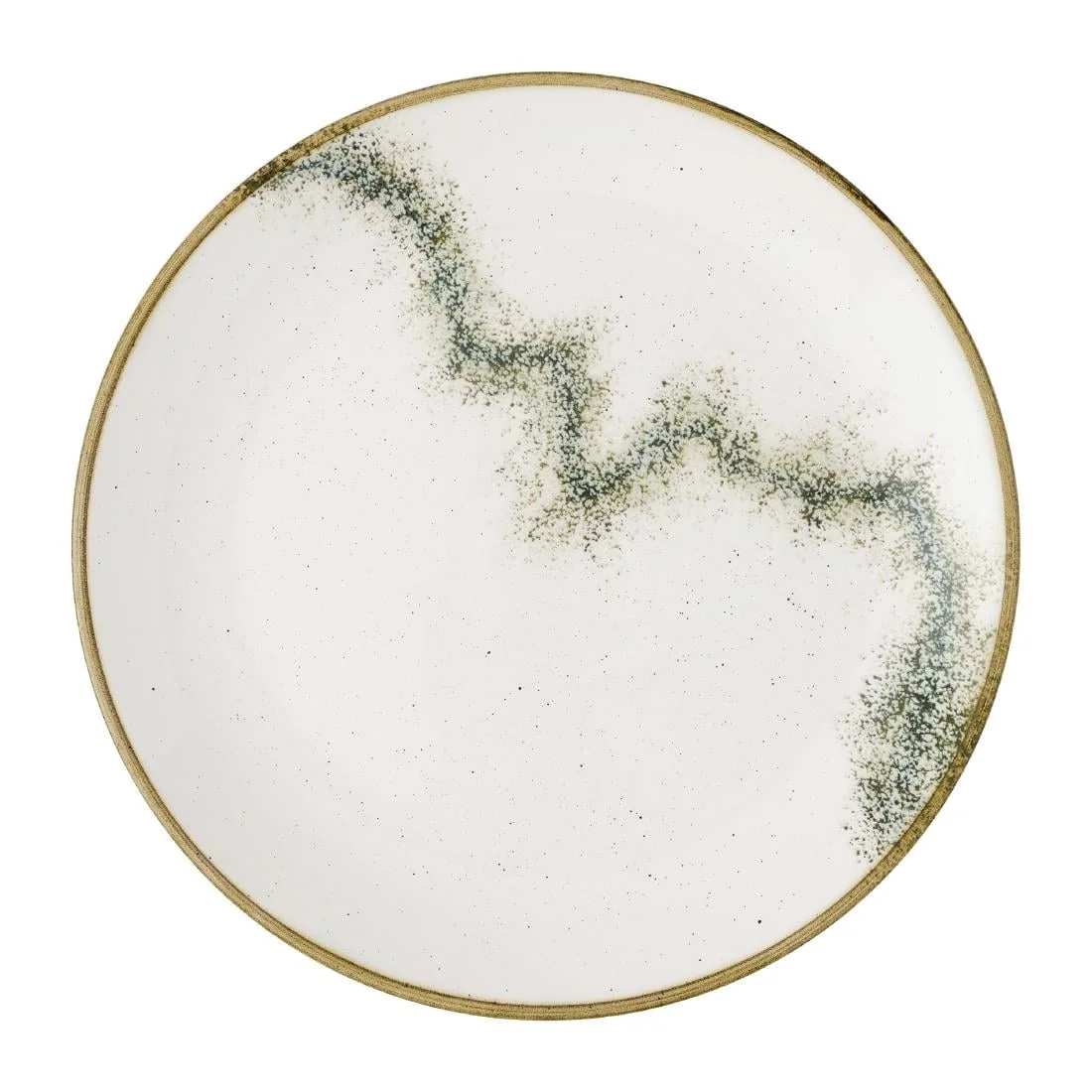 Churchill Stonecast Spice Barley White Coupe Plates 260mm (12 Pack)