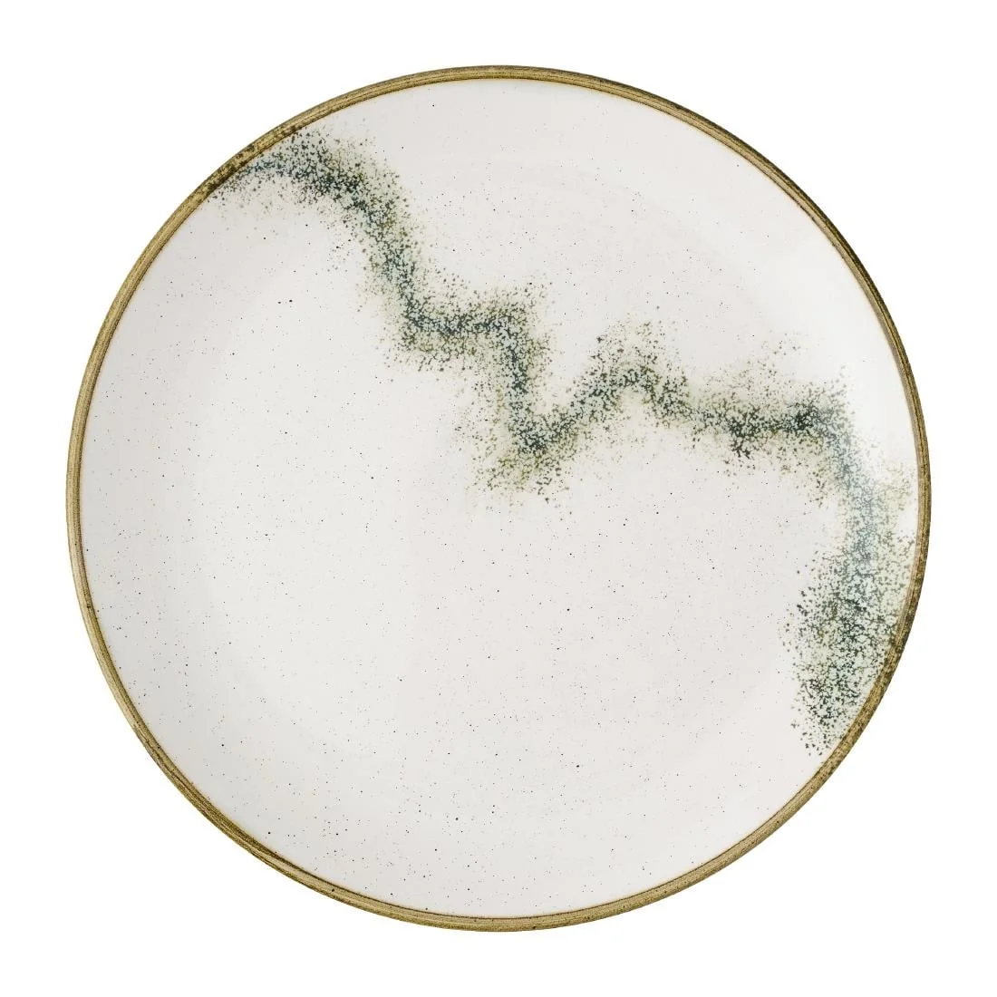 Churchill Stonecast Spice Barley White Coupe Plates 288mm (12 Pack)