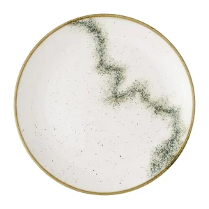Churchill Stonecast Spice Barley White Coupe Plates 217mm (12 Pack)