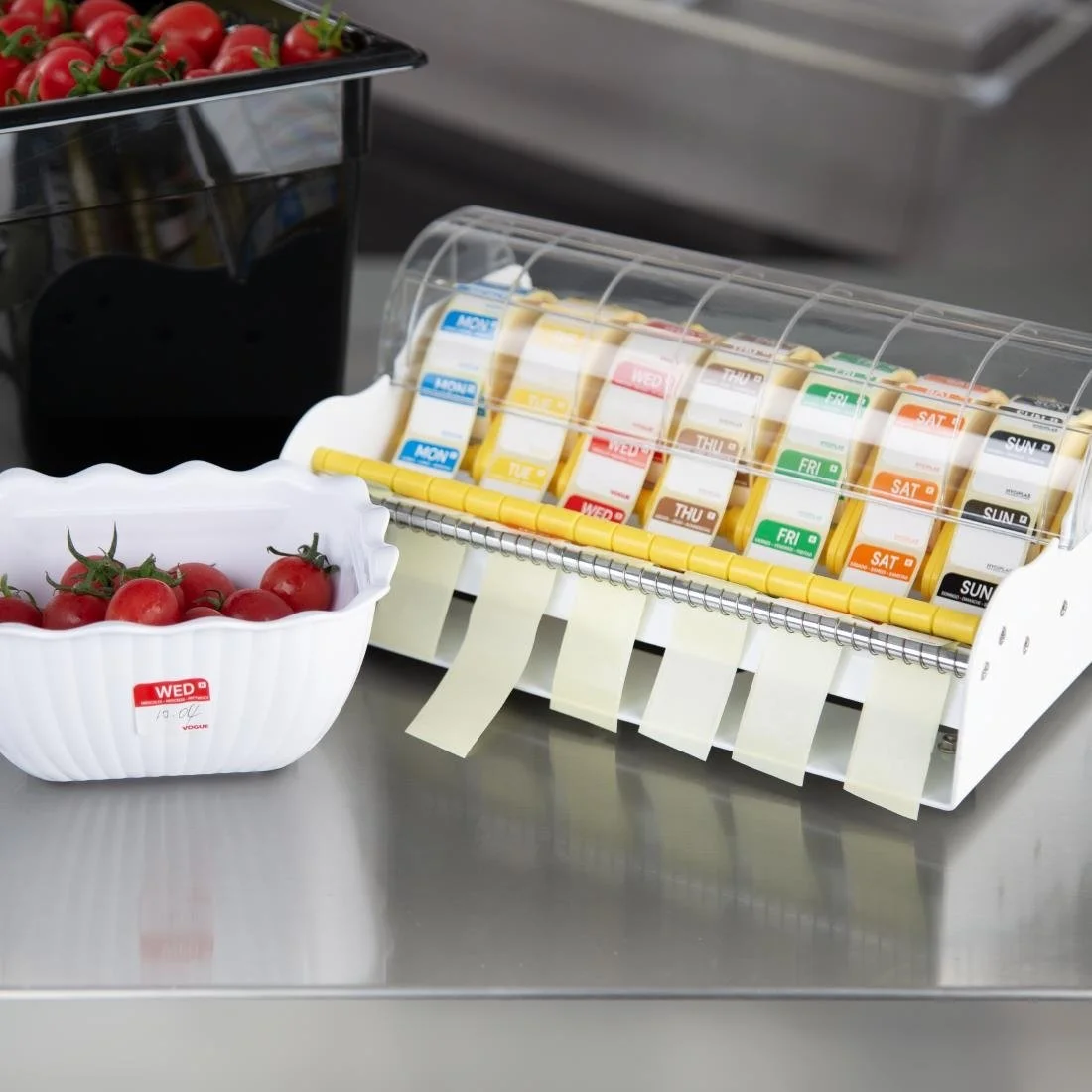 Hygiplas 1" Multi Label Metal Dispenser - Image 6