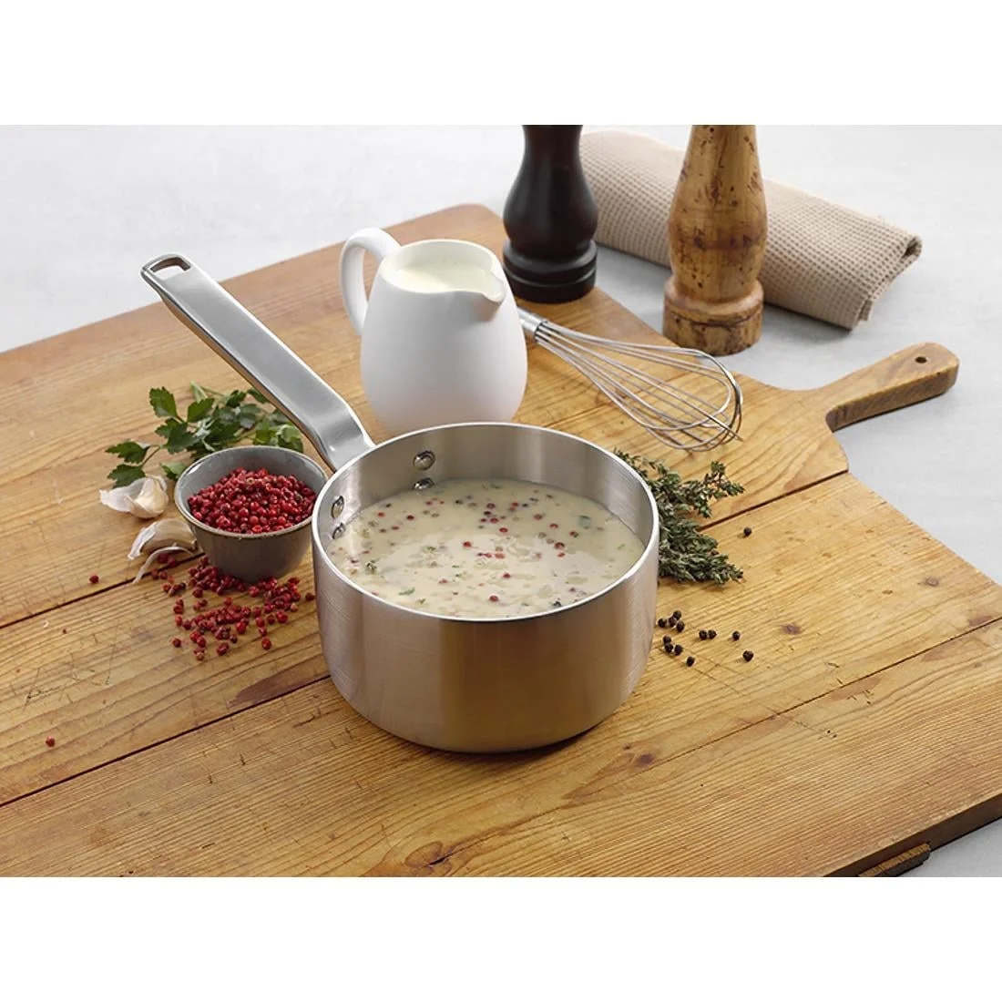 Samuel Groves Stainless Steel Saucepan and Glass Lid 20cm - Image 3