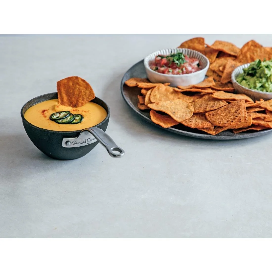 Samuel Groves Professional Seasoned Carbon Steel Melting/Sauce Pot 12cm - Image 3