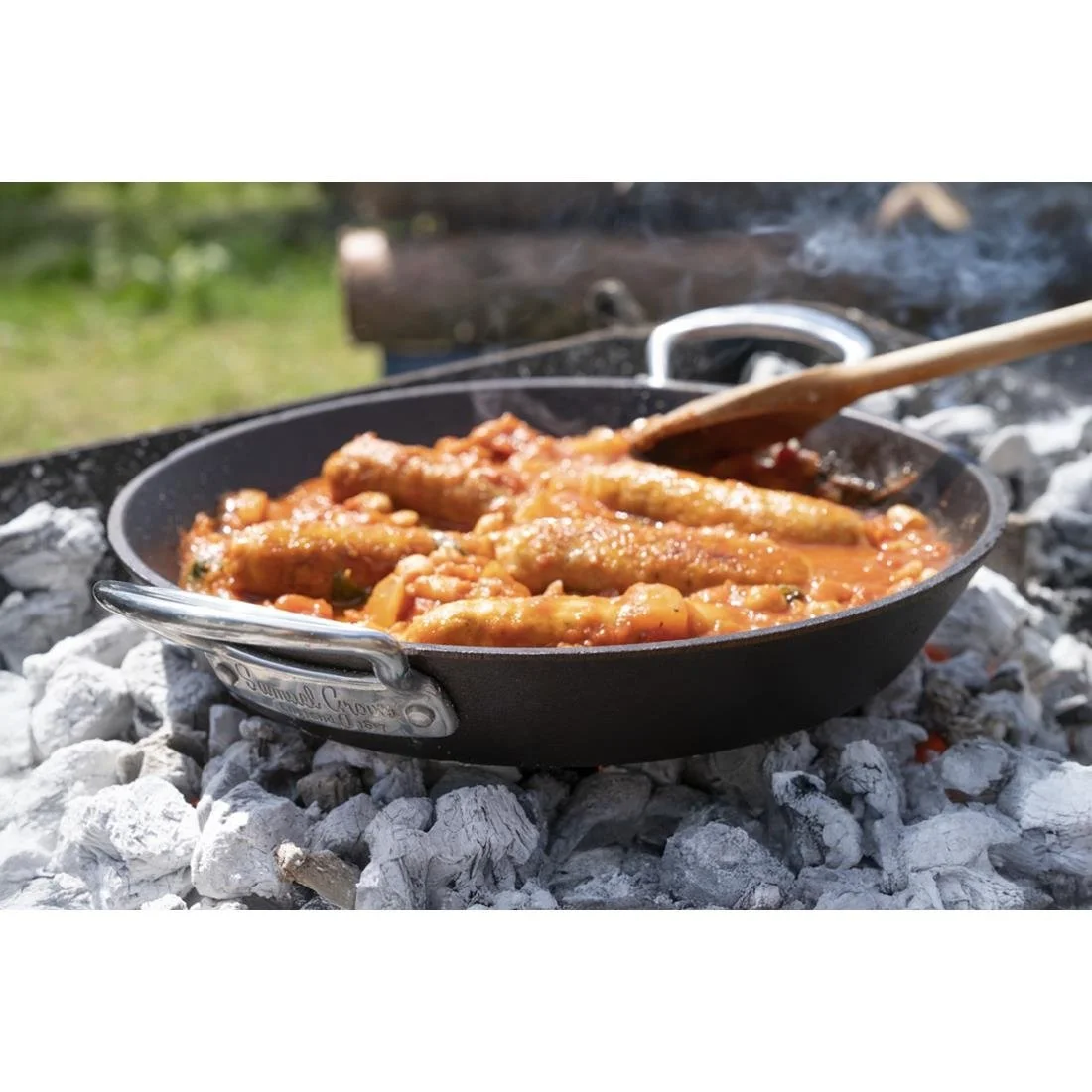 Samuel Groves Cast Iron Double Handled Skillet 24cm - Image 7