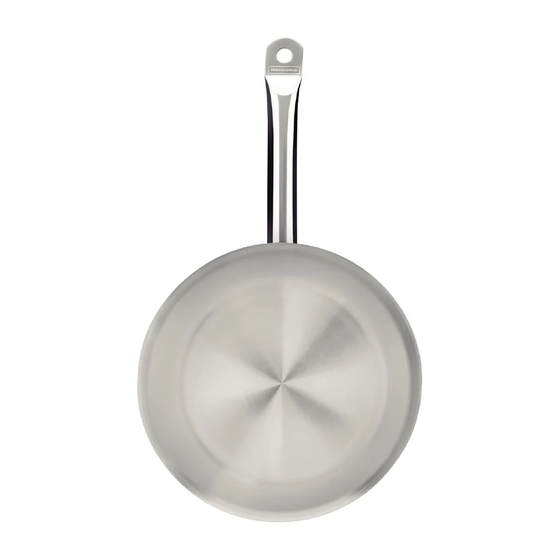 Tramontina Stainless Steel Triple Base Frying Pan 26cm - Image 3