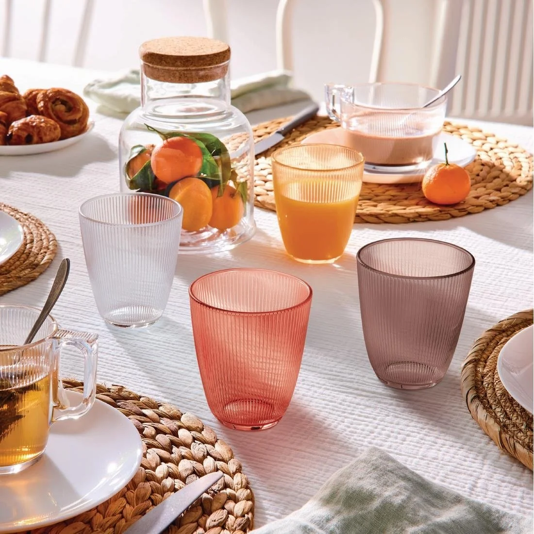 Luminarc Concepto Stripy Agate Tumblers 320ml (24 Pack) - Image 4