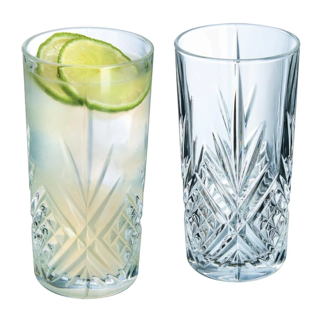 Cristal d'Arques Masquerade Toughened Hi Ball Glasses 380ml (24 Pack) - Image 3