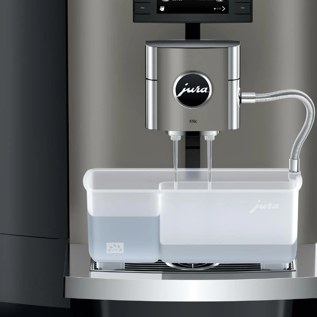 JURA Coffee Machine X10C Dark Inox - Image 7