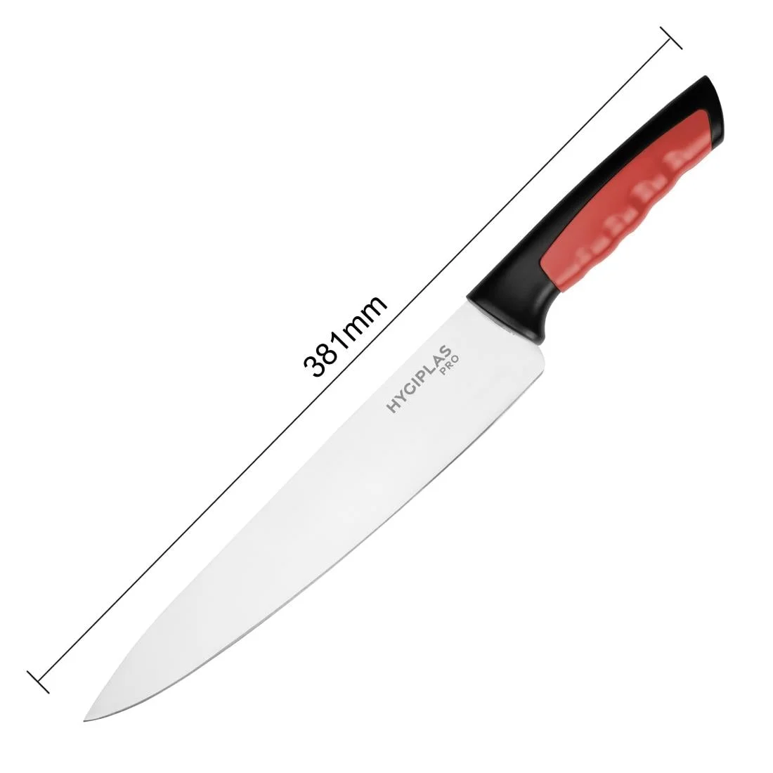 Hygiplas Pro Chef Knife Red 25cm - Image 4