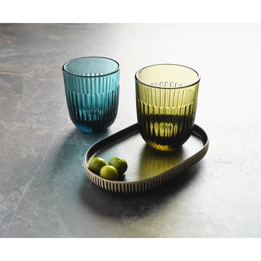 La Rochere Ouessant Rocks Olive Glasses 290ml/10.25oz (Pack of 6) - Image 2