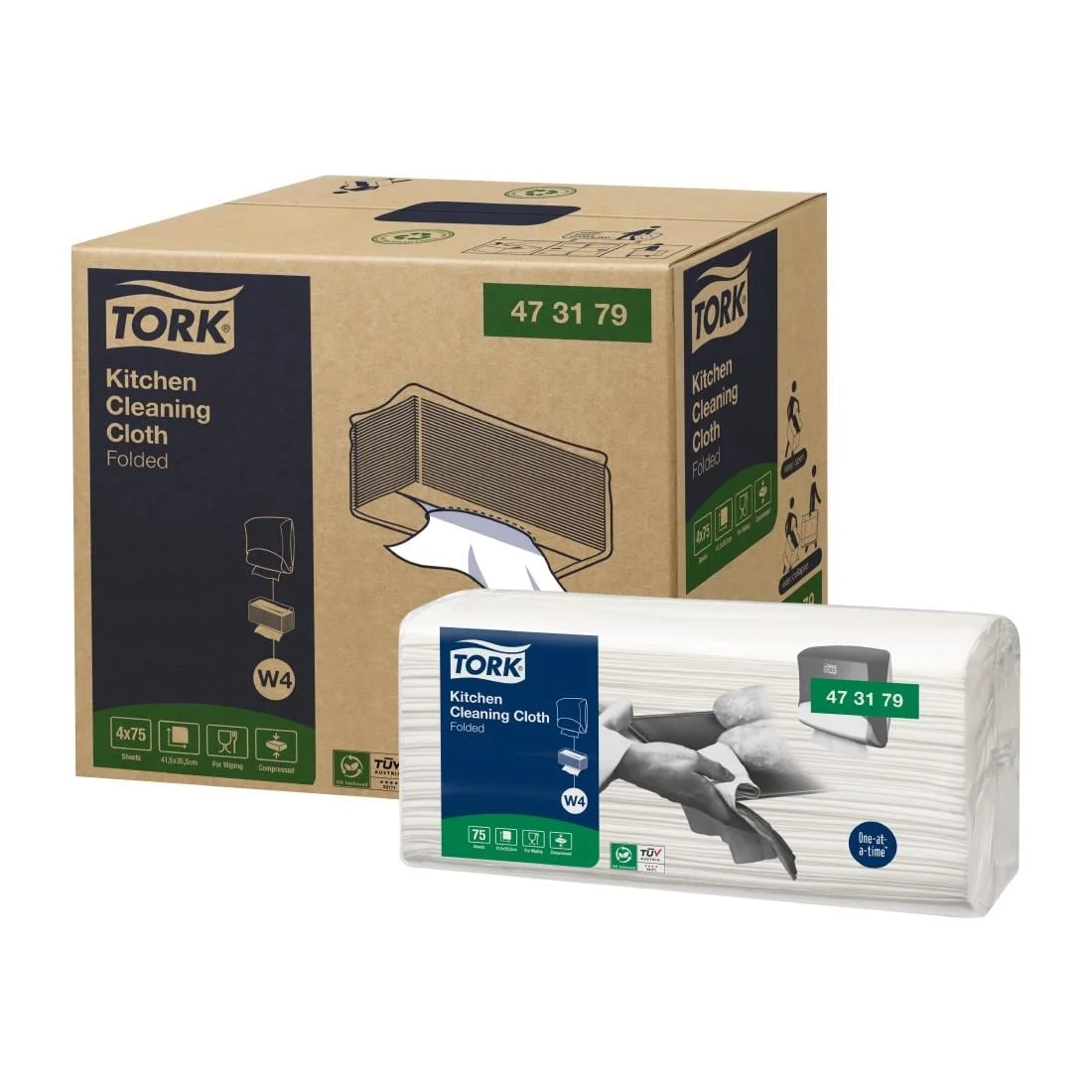 Tork Disposable Kitchen Cleaning Cloth (300 Pack) - Image 2
