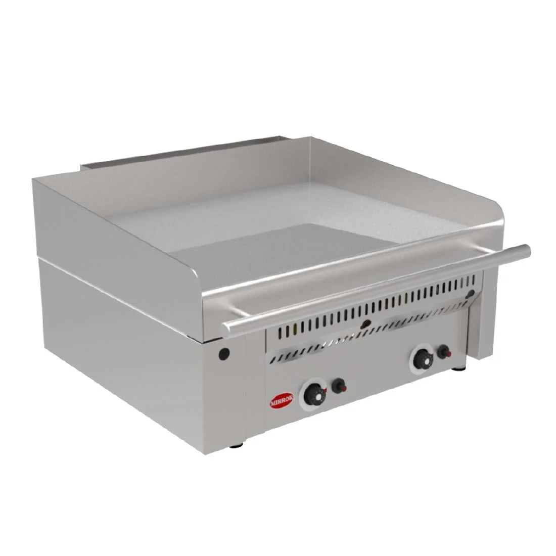 Mirror Z2 Two Zone Heavy Duty Gas Chromed Griddle