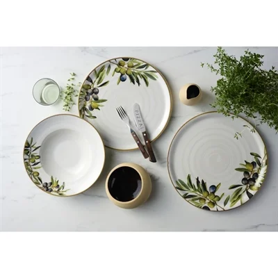 Artis Saturnia Napoli Pizza Plates Olive 310mm (6 Pack) - Image 2