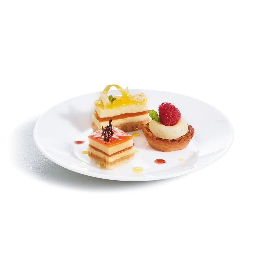 Arcoroc Opal Restaurant Wide Rim Plates 195mm (6 Pack) - Image 2