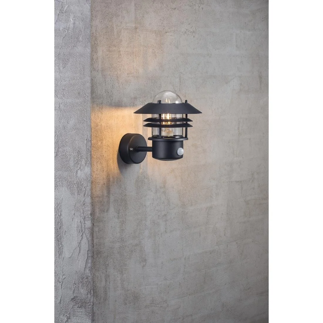 Nordlux Blokhus Up Sensor Outdoor Wall Light Black - Image 2