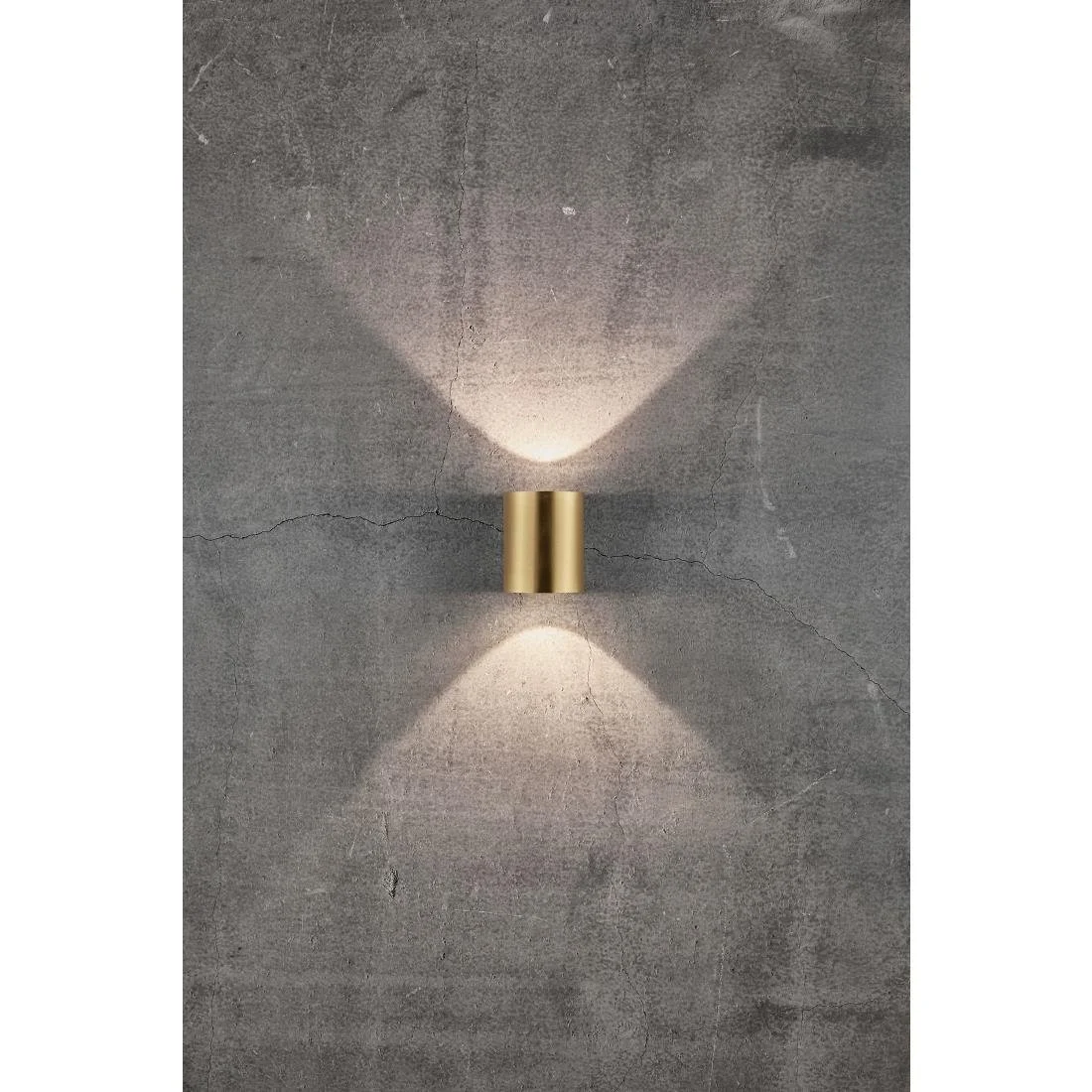 Nordlux Canto 2 Outdoor Wall Light Brass - Image 2