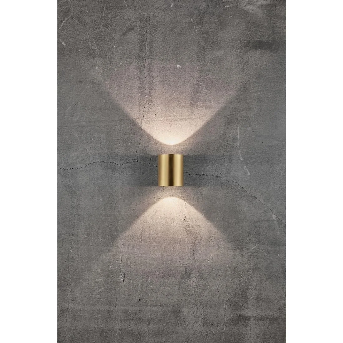 Nordlux Canto 2 Outdoor Wall Light Brass - Image 2