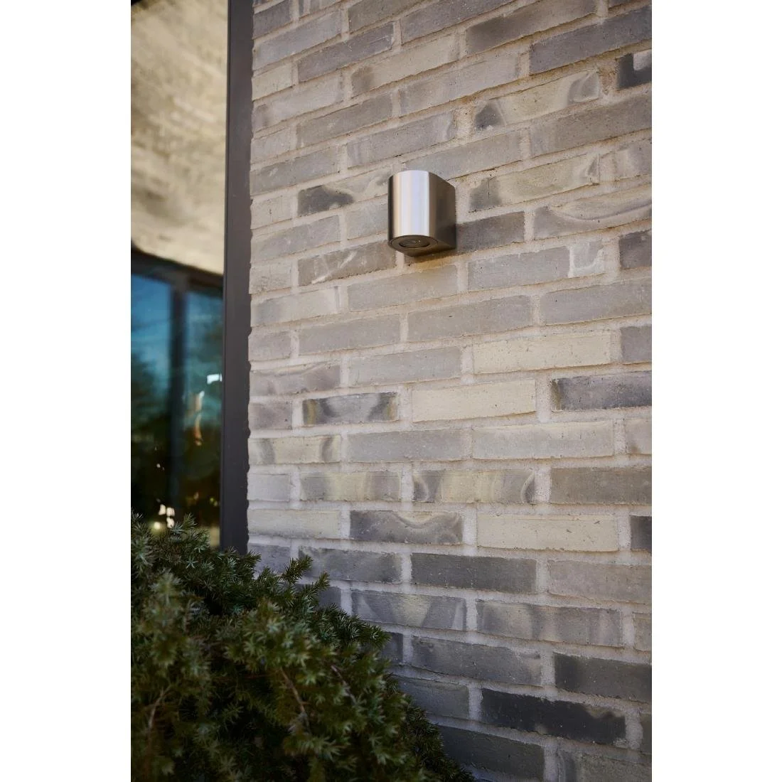 Nordlux Canto 2 Outdoor Wall Light Stainless Steel - Image 3