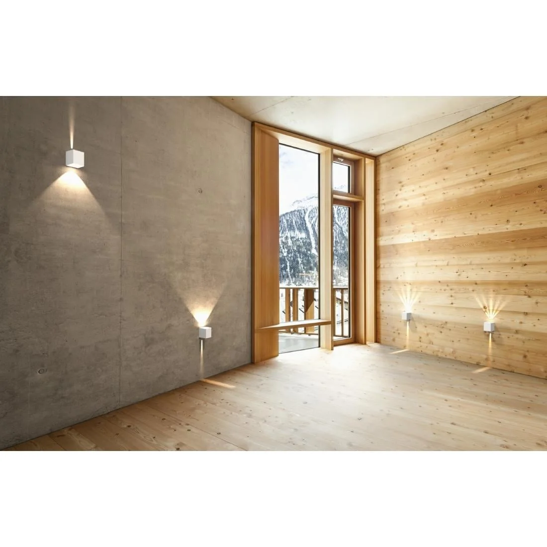 Nordlux Canto Kubi 2 Outdoor Wall Light White - Image 2
