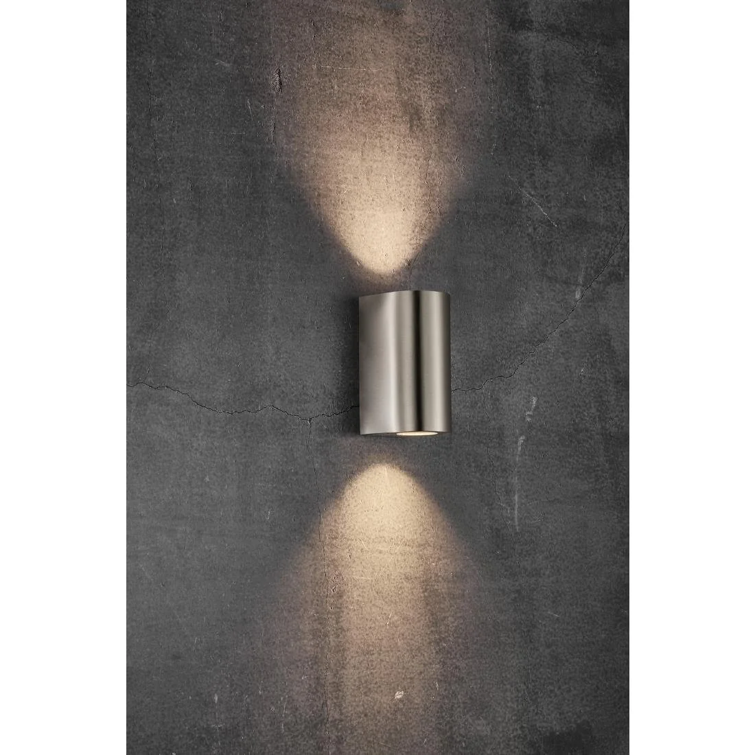 Nordlux Canto Maxi 2 Outdoor Wall Light Stainless Steel - Image 5