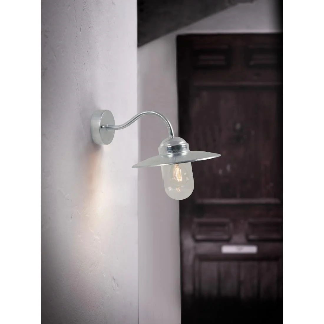Nordlux Luxembourg Outdoor Wall Light Galvanised - Image 2