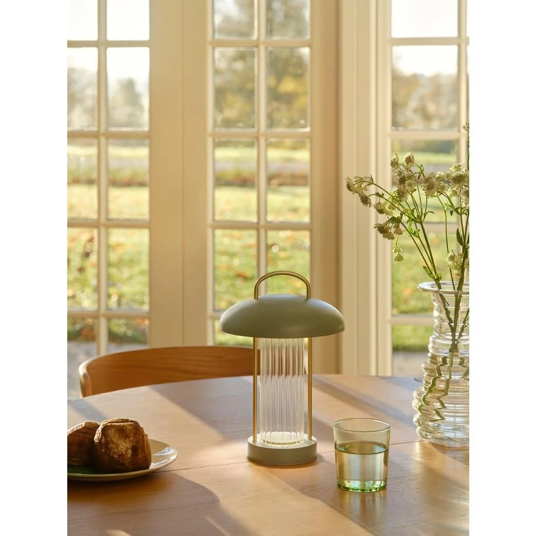 Nordlux Mirano Portable Indoor Table Lamp Dusty Green - Image 2