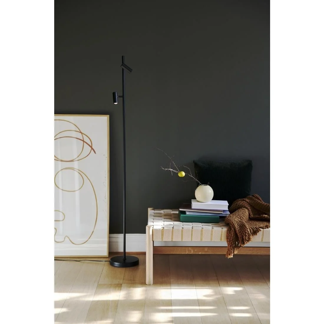 Nordlux Omari Indoor Floor Lamp Black - Image 2