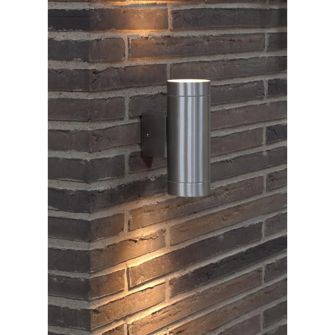 Nordlux Tin Maxi Double Outdoor Wall Light Aluminium - Image 2