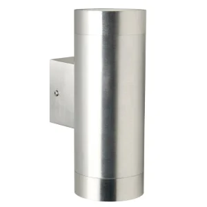 Nordlux Tin Maxi Double Outdoor Wall Light Aluminium