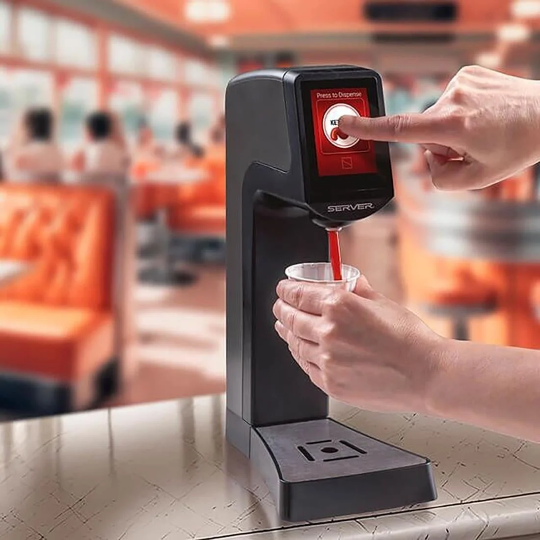 Server Direct Pour Single+ Condiment Dispenser - Image 3
