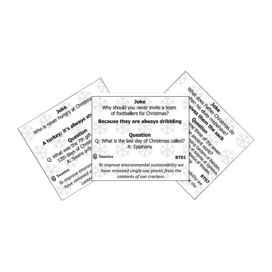 Swantex Bright Stars Christmas Crackers 9" - Content 1 (Pack 100) - Image 3