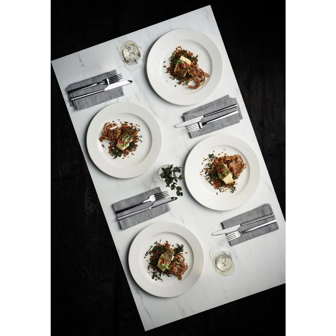 Churchill Viana Pasta Bowls White 309ml (12 Pack) - Image 7