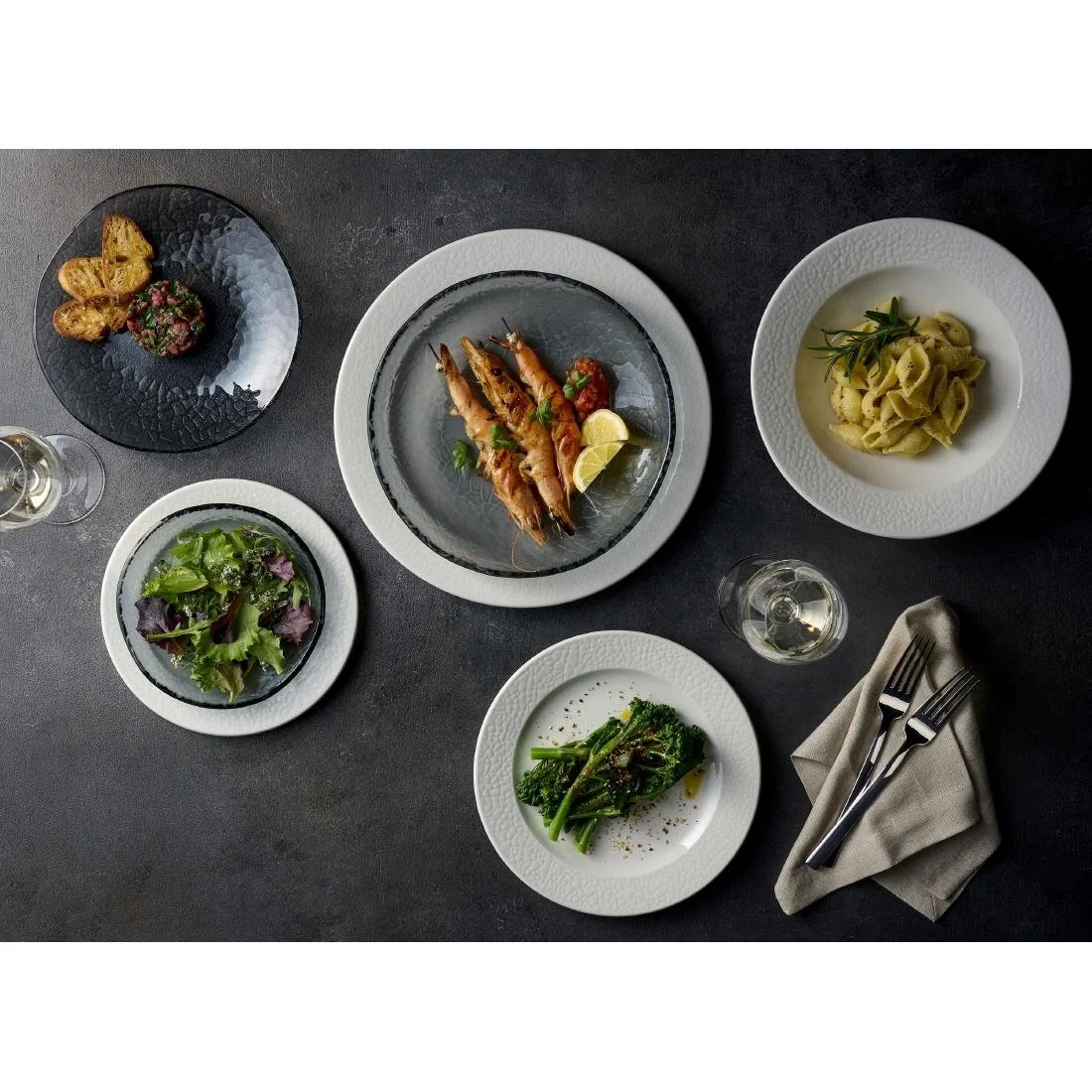 Churchill Viana Pasta Bowls White 309ml (12 Pack) - Image 10